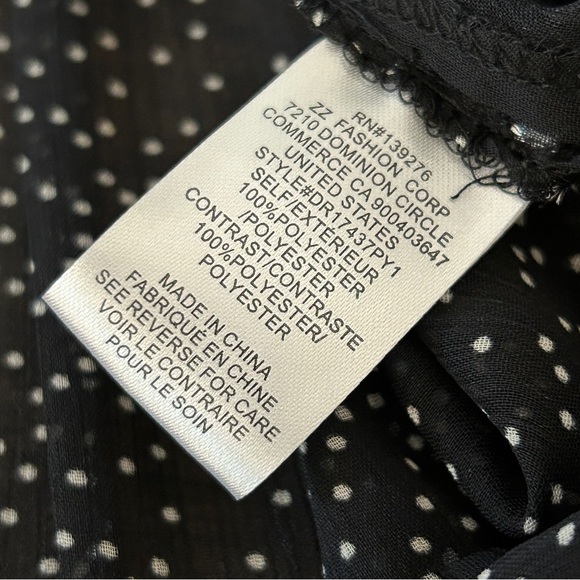 DR2 Floral Black Sheer Women's Top M - Picture 7 of 11